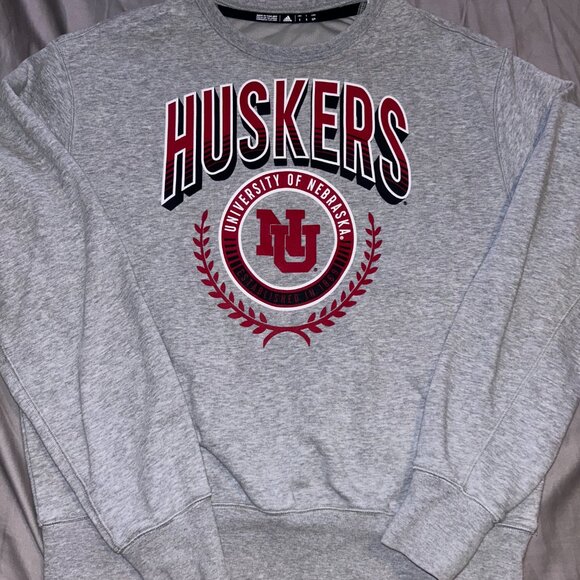 adidas Other - Adidas Cornhuskers Crew Sweatshirt